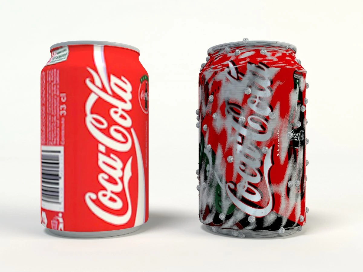 coca cola can 3D Model .c4d .max .obj .3ds .fbx .stl .blend 
