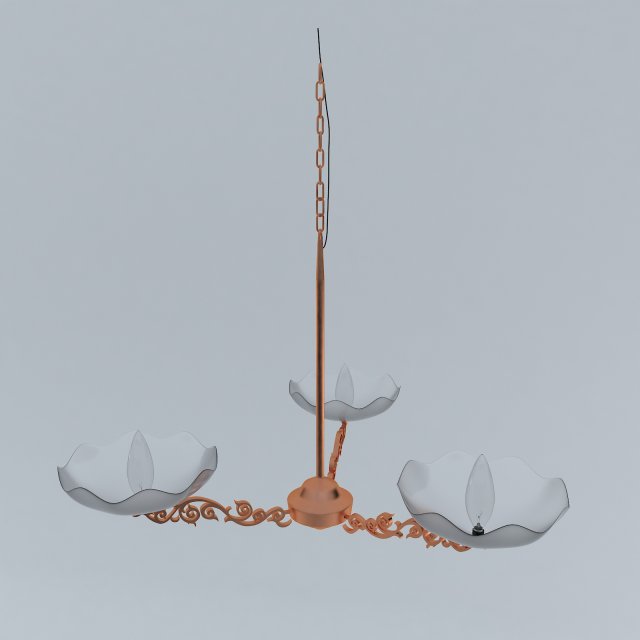 chandelier 3D Model .c4d .max .obj .3ds .fbx .stl .blend