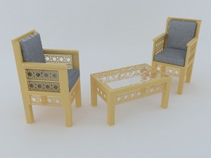 arabesque furniture 3D Модель