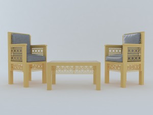 arabesque furniture 3D Модель