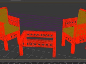 arabesque furniture 3D Модель