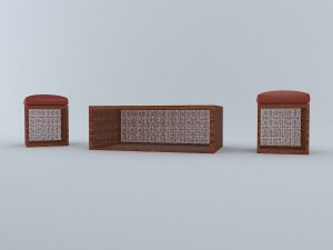 arabesque cubic furniture 3Dモデル