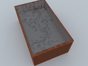 arabesque cubic furniture 3Dモデル