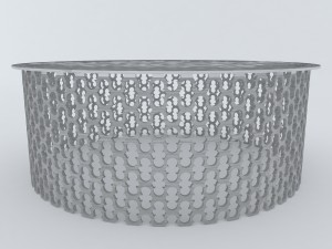 arabesque round furniture Modelo 3D