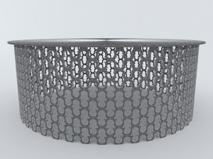 arabesque round furniture Modelo 3D