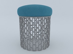 arabesque round furniture Modelo 3D