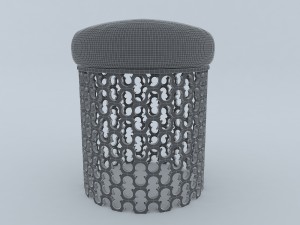 arabesque round furniture Modelo 3D