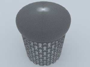 arabesque round furniture Modelo 3D