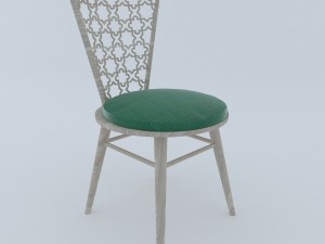 arabesque round furniture 3D Model