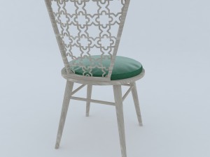 arabesque round furniture 3D Model