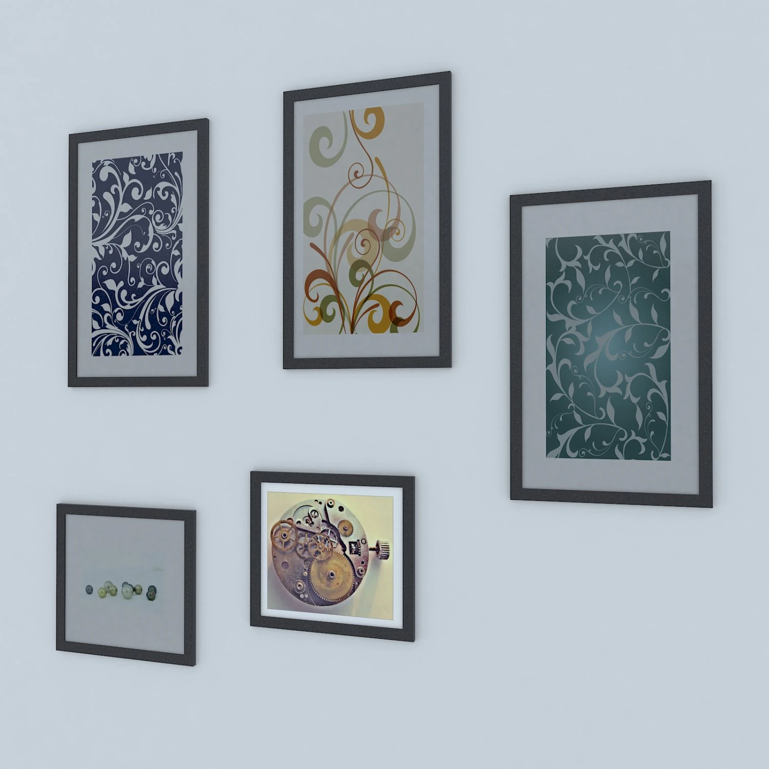 framed pictures 3D Model .c4d .max .obj .3ds .fbx .stl .blend 