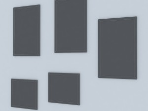 framed pictures Modello 3D