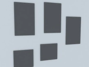 framed pictures 3D Model