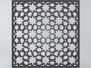 pattern grid Modelo 3D