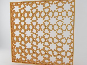 pattern grid Modelo 3D