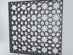 pattern grid Modelo 3D