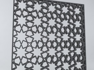 pattern grid Modelo 3D