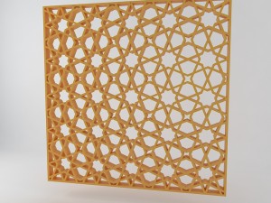 pattern grid 3D Modell