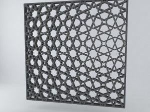 pattern grid 3D Modell