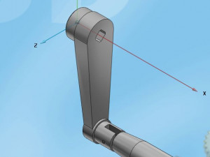 wrist rotation handle 3D Model