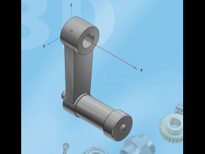 shaft handle 3D मॉडल
