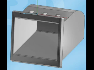 wąski uchwyt szczelinowy Model 3D