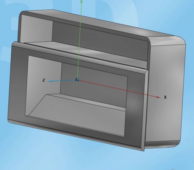 narrow locking handle 3D Model .c4d .max .obj .3ds .fbx .stl .blend