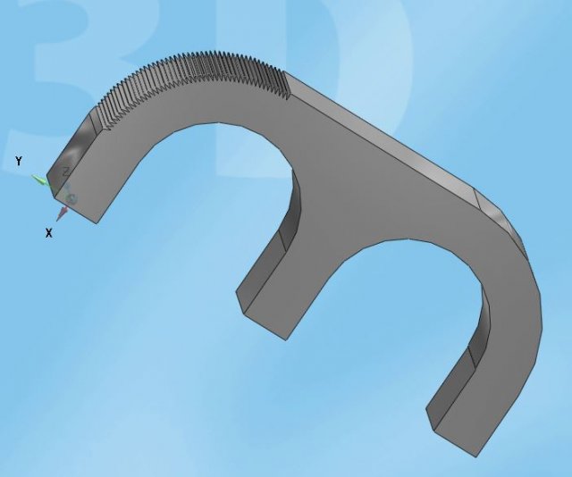 door bracket handle 3Dモデル .c4d .max .obj .3ds .fbx .stl .blend 
