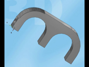 door bracket handle 3D Model