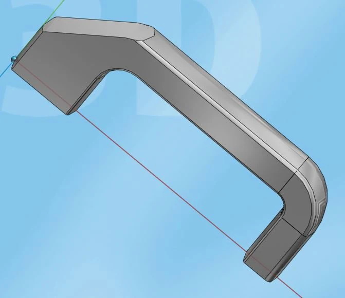 door handle 3D Model .c4d .max .obj .3ds .fbx .stl .blend