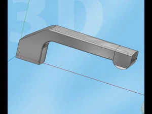 pomello della porta Modello 3D