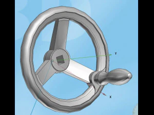 маховик 3D Модель