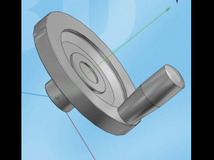needle hand wheel 3D मॉडल