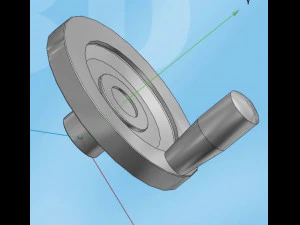 naald handwiel 3D Model