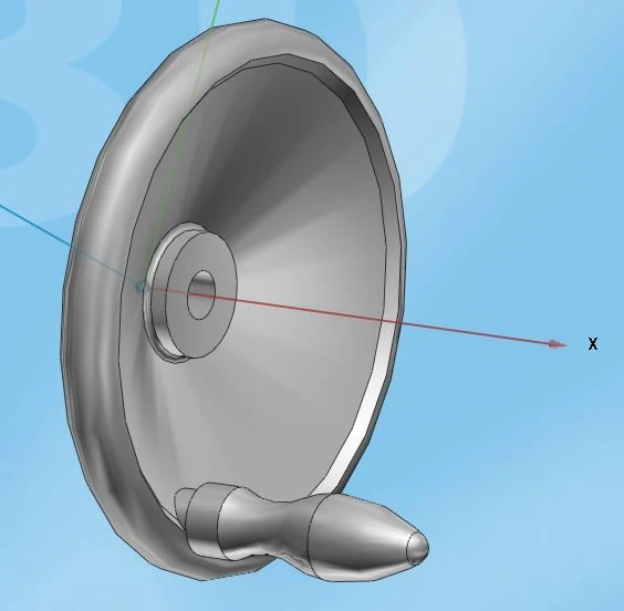 shaft hand wheel 3D Model .c4d .max .obj .3ds .fbx .stl .blend 