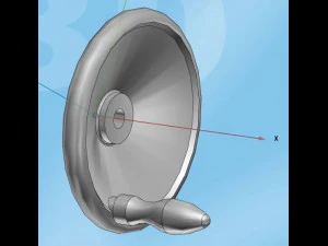 roda tangan poros Model 3D