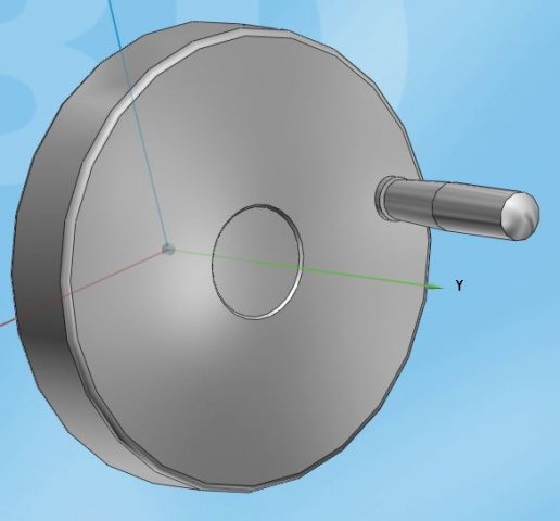 closed hand wheel Modelo 3D .c4d .max .obj .3ds .fbx .stl .blend 