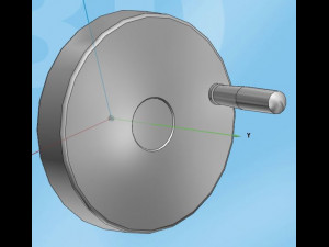 closed hand wheel Modelo 3D