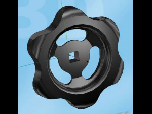 volantino a profilo Modello 3D