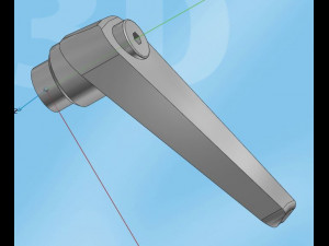 simple handle 3D मॉडल
