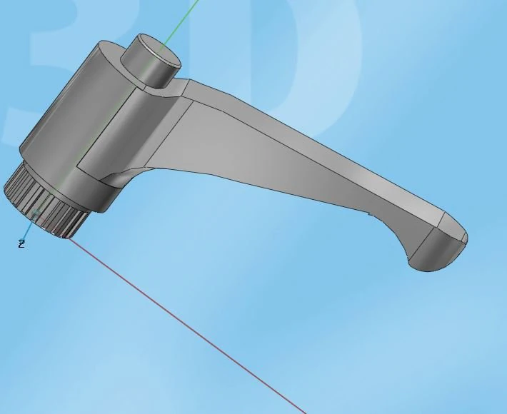 lock handle 3D Model .c4d .max .obj .3ds .fbx .stl .blend