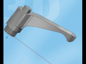 lock handle 3D मॉडल