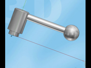 machine handle 3D Model
