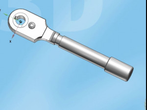 key handle 3D मॉडल