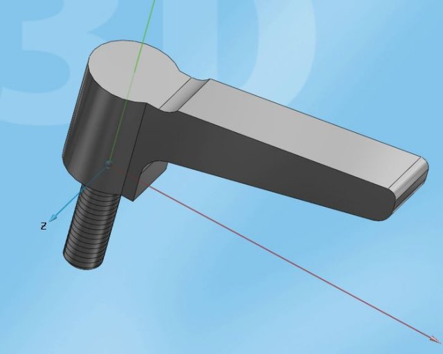 screw handle 3D 모델 .c4d .max .obj .3ds .fbx .stl .blend 