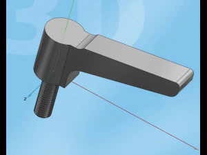 schroef handvat 3D Model