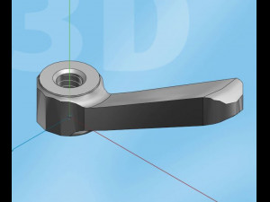 rectangular knob Modèle 3D