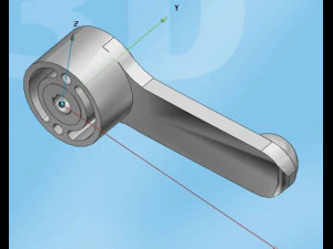 kunststof eindknop 3D Model