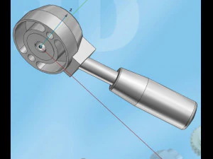 machine limit knob 3D Model