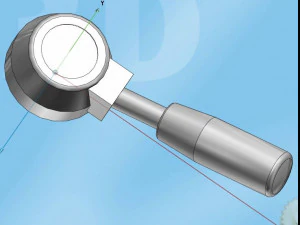 machine limit knob 3D Model
